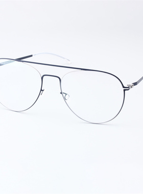 MYKITA德国薄纸钢超轻眼镜架时尚双梁飞行员休闲近视框配镜片EERO