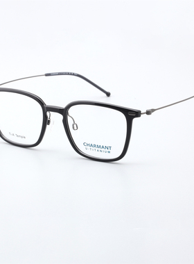 CHARMANT夏蒙方框眼镜架 男款商务全框眼镜框可配近视镜片CH38551