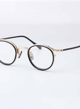 内藤熊八作 日本超轻钛手作眼镜 商务复古日本原装进口N-044