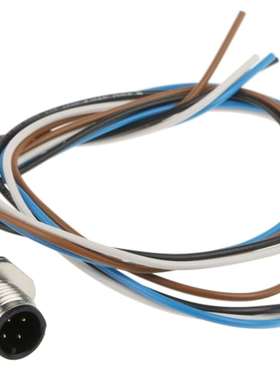 Lumberg RSF4-07/0.2 伦伯格 公头 M12 到自由端传感器执行器线缆