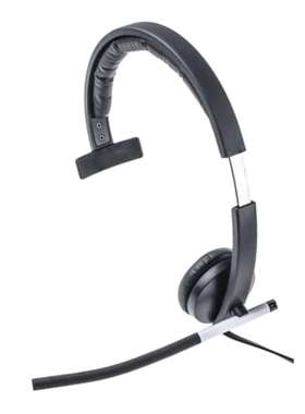 Logitech 981-000514 罗技 H650e 黑色有线 USB A 耳戴式耳机