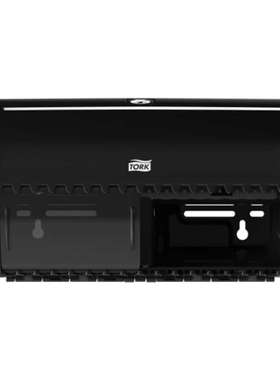 Tork 557008 Tork 黑色塑料卫生纸分配器 153mm x 158mm x 286mm