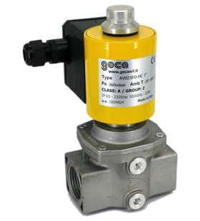 GECA燃气电磁阀 AV015FO-HC 口径1/2寸 承压360mbar 意大利