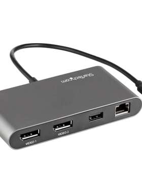 Startech TB3DKM2DPL 星科 双显示器 5K Thunderbolt 3 扩展坞 带