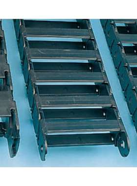 Igus 2400.03.100.0 2400 E链黑色钢索链条 - 柔性槽 W54 mm x D3