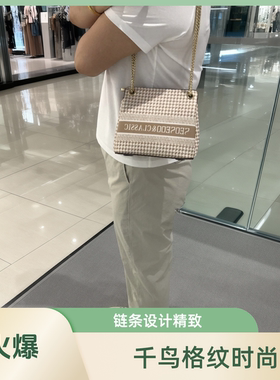 SEOSEOO袋鼠正品夏季新款轻奢链条腋下女小众高级感手提单肩包金