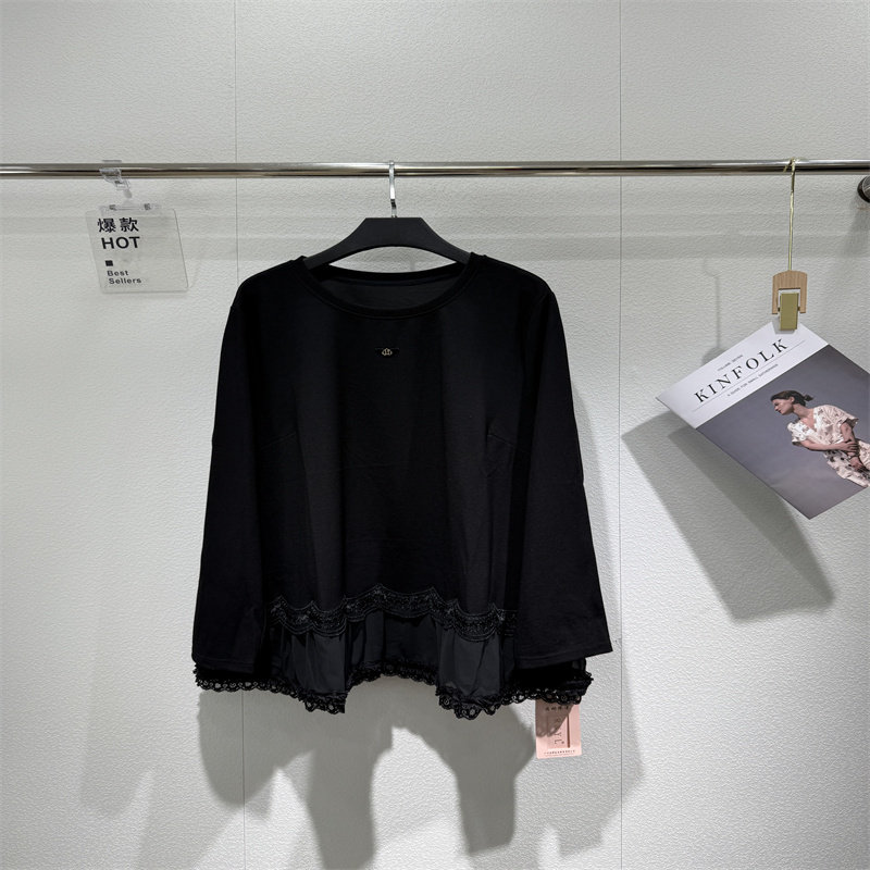 5187芮娜依莲2026秋冬新款大码女装显瘦上衣时尚小衫百搭休闲卫衣