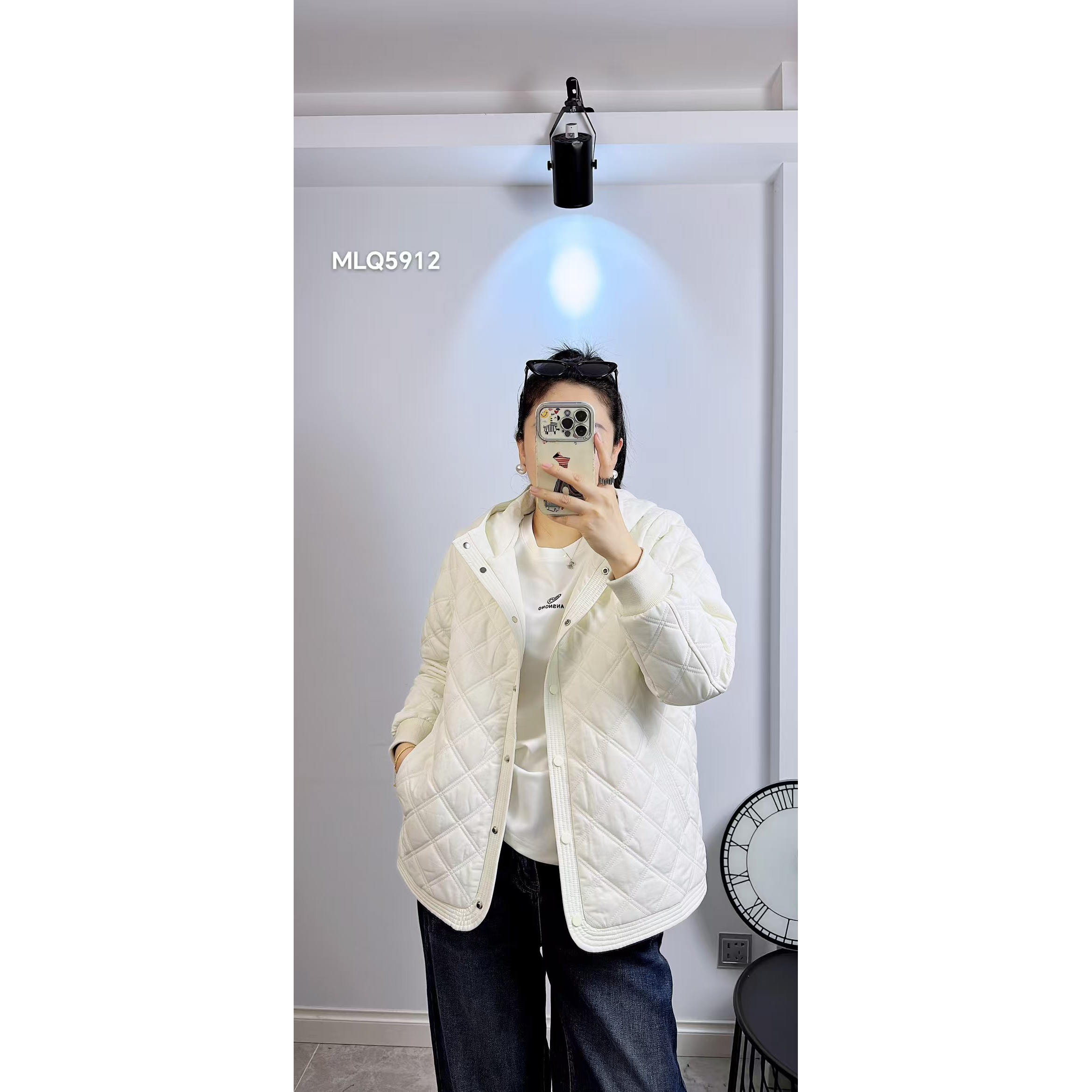 5912米莱奇2025冬新款大码女装显瘦棉服遮肉时尚棉衣百搭二棉外套