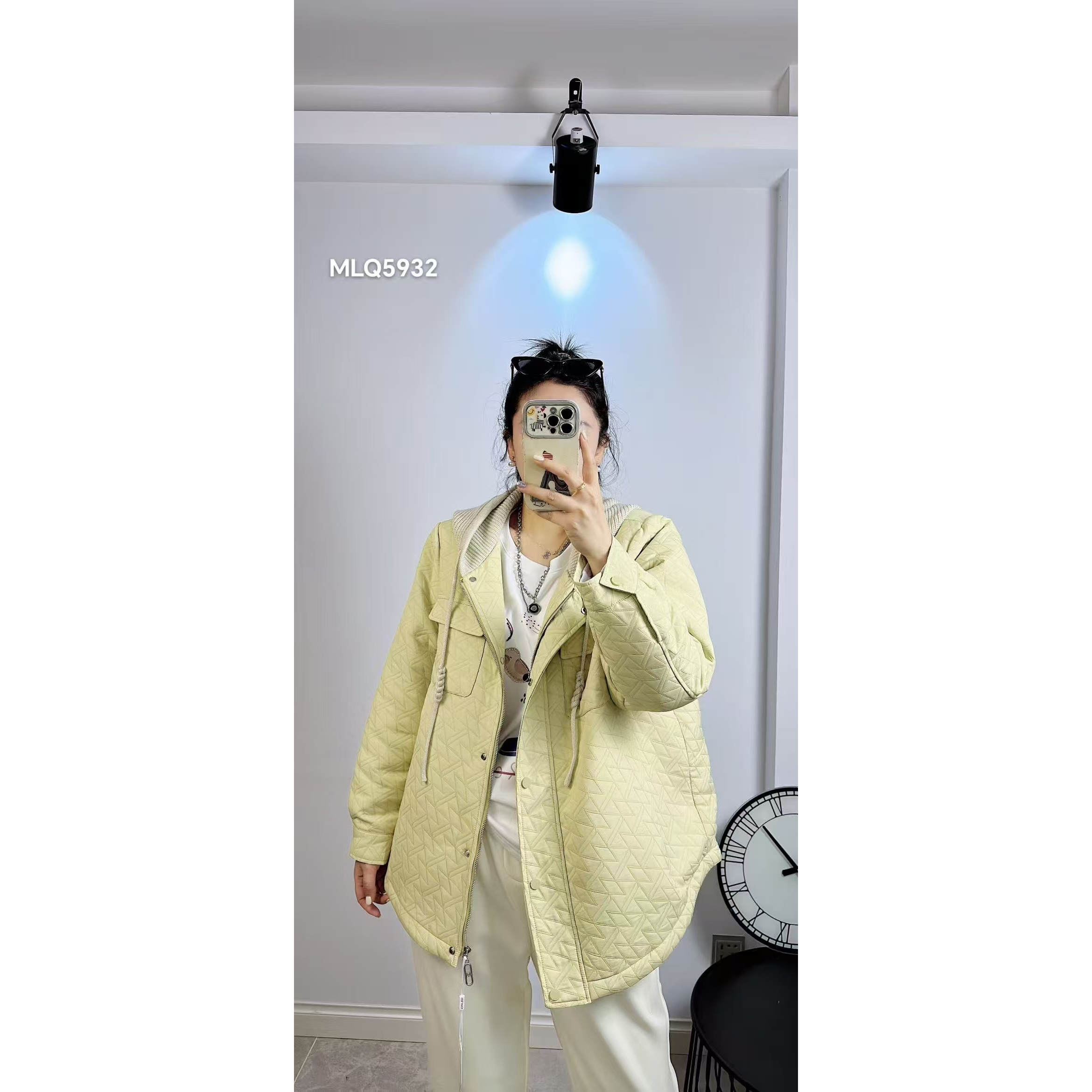 5932米莱奇2025冬新款大码女装显瘦棉服遮肉时尚棉衣百搭加棉外套