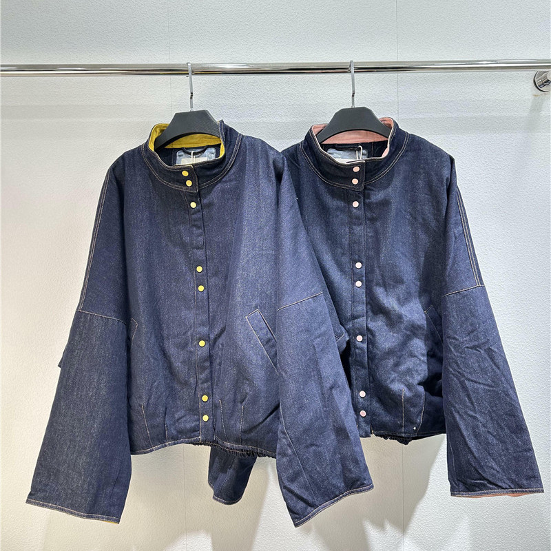 9007芮娜依莲2025冬装新款大码女装显瘦牛仔羽绒服时尚羽绒外套