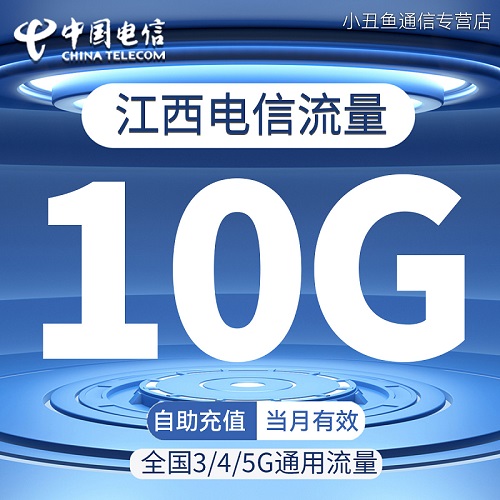 江西电信流量充值10GB流量包3G/4G/5G国内通用流量叠加包当月有效 手机号码/套餐/增值业务 手机流量充值 原图主图