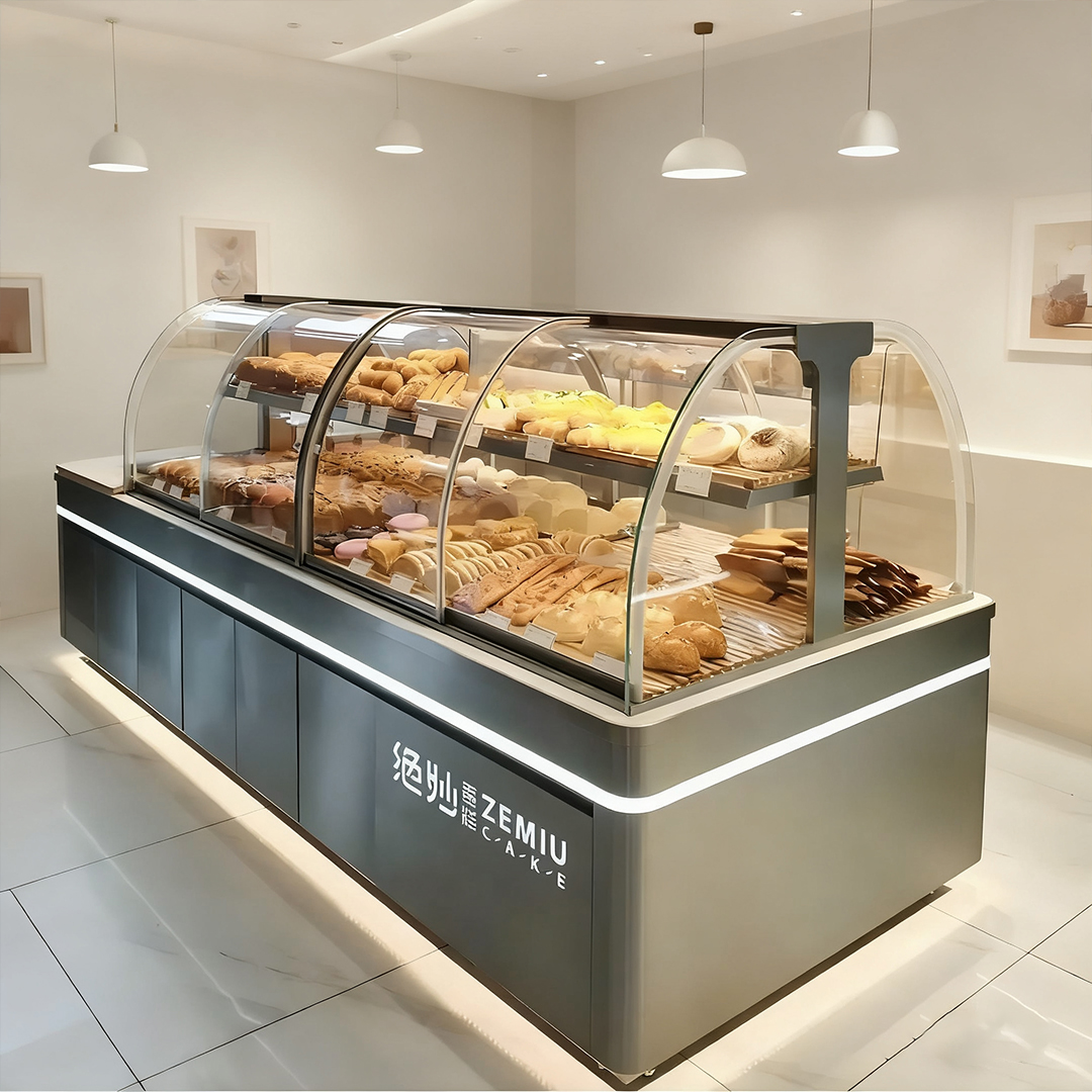 不锈钢面包展示柜烘焙店