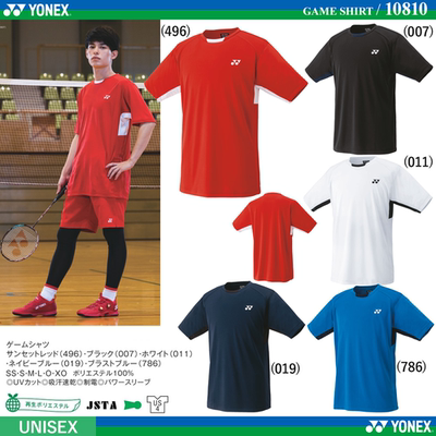 羽毛球服速干网球YONEX/尤尼克斯