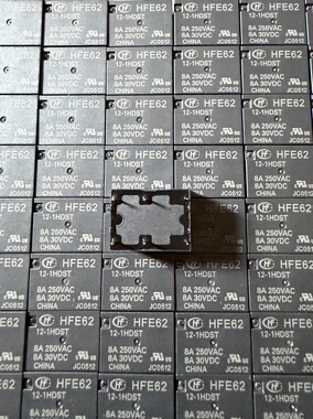 全新原装宏发继电器HFE62/12-1HDST 6脚12V 8A 总共1万多只