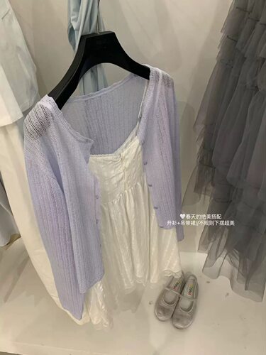 Rosie/olive正品～天丝亚麻防晒开衫百搭小个子女外套韩系26夏季