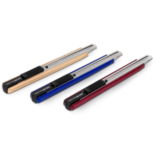 得力2036小号美工刀壁纸刀裁纸刀切纸刀金属质感配2012刀片