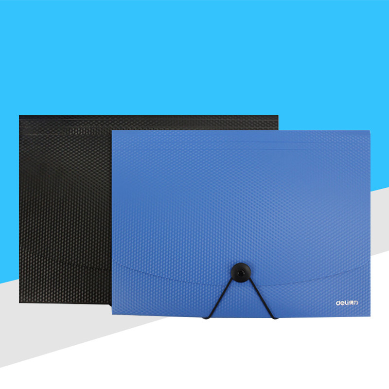 [기업구매] 델리 5236-A4 오르간 가방 다층 폴더 학생 시험지 폴더 문서 가방 정보 저장 청구서 사무실 가방