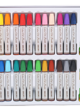 得力72052油画棒24色幼儿童蜡笔小学生文具绘画彩笔