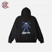 CLOT 黑色连帽卫衣 花臂老王LAOWANG1102 Universal