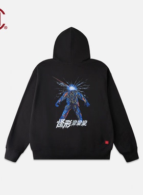 CLOT| Universal by 花臂老王LAOWANG1102 黑色连帽卫衣