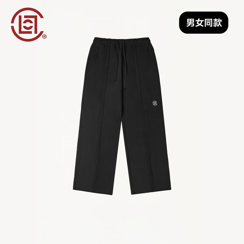 CLOTTEE by CLOT秋季弯刀休闲裤男宽松直筒男士新中式潮流阔腿裤W
