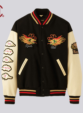 【CLOT 】CLOT x ROOTS联名 棒球夹克 陈冠希主理