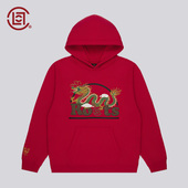 多色 陈冠希主理 ROOTS联名 连帽卫衣 CLOT