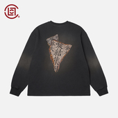 CLOTTEE CLOT 焚烧古籍印花水洗卫衣 物系列