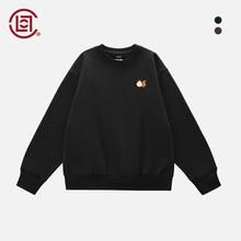 【CLOTTEE by CLOT】心想事橙刺绣圆领卫衣 重磅粗纹肌理线圈内里