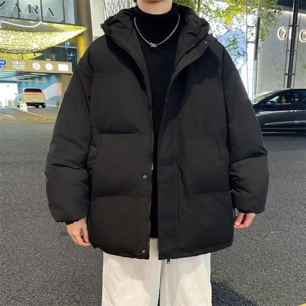 羽绒服男士2025新款90白鸭绒外套