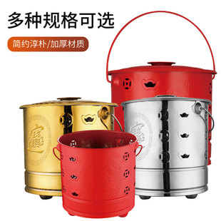 烧纸桶烧经桶烧香炉烧金桶家用烧元宝纸钱化宝焚烧桶烧纸炉烧纸盆