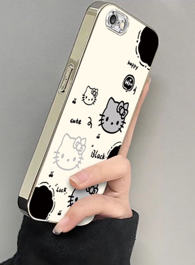 适用苹果6Plus手机壳iPhone6P保护A1524套iP六iPone猫爪kt猫新款iPhon外壳平果i6Puls软硅胶Pius全包防摔男女