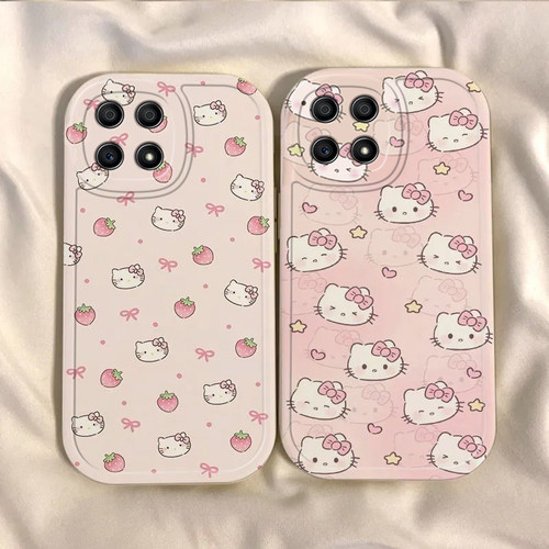 适用荣耀X30i手机壳X3Oi保护HONORX套i30X华为新款iX外壳草莓KT猫硅胶软壳全包防摔X301i叉X30L送钢化膜男女