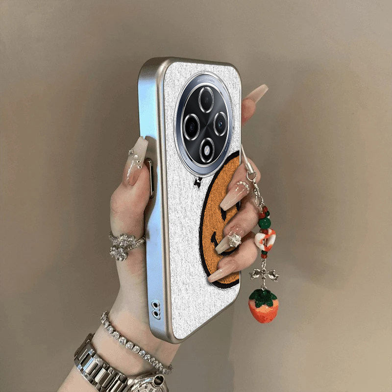 适用oppoa3pro手机壳a2/a1/a58新款a93s软opopa96半边笑脸A575G电镀a11x全包a32防摔a72高级感a35a91a