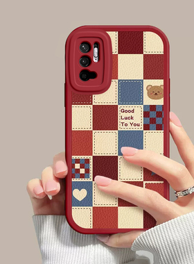 小米红米note10手机壳5G版redminote10新款红色硅胶套全包防摔redmi女noto十105G软n0te送钢化膜red网红闹特