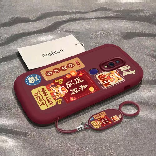 适用OPPOA9X手机壳OPPO新款A9x保护OPA套OPPA硅胶OPP0PP0PPO全包PPOA防摔OPOPA外壳OPPOAX/男女蛇年大吉福财