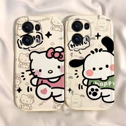 适用OPPOReno13手机壳Reno13Pro新款OPPO硅胶保护套0PP0Ren013Pr0外壳镜头全包防摔OPOPReno男女凯蒂猫