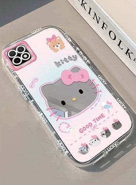 适用华为优畅享20手机壳5G可爱KT猫硅胶wkg一an00保护套vp002全包wkganoo防摔anoo男wkgan女205G优畅想umagic