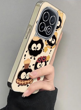 适用iqoo13手机壳新款vivoiqoo12pro带帽煤球iQOO11S全包防摔ipoo8硅胶套icoo10电镀iq007高级感5女iqoou1x男