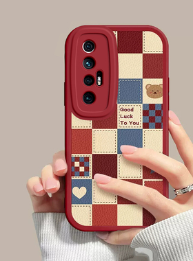 小米10S手机壳M2102J2SC保护1OS套Mi十S10新款外壳是硅胶全包防摔曲屏专用曲面屏磨砂软壳手男女红色新年款