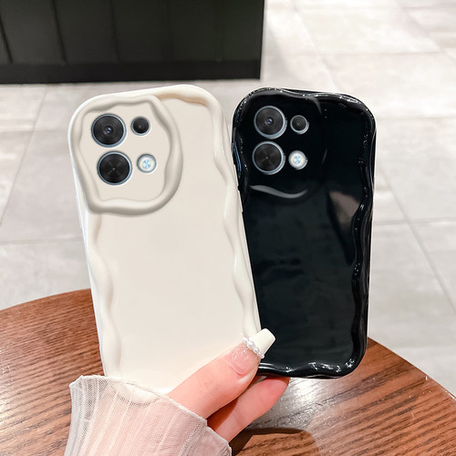 适用红米Note13Pro手机壳RedmiNote13Por+保护5G套Redmi小米新款13奶油纹纯色noto全包nont防摔not男女外壳十