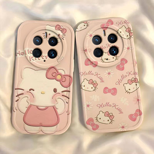 适用华为Mate70手机壳Meta70Pro+保护套新款硅胶软壳镜头全包防摔M70十Por魅特外壳迈特Mete加MT男女粉色KT猫