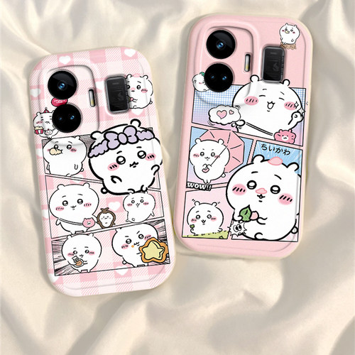 适用Realme真我GTNeo5手机壳realmeGTNeo6se吉伊卡哇GTNeo3/2全包防摔gtnoe2T软硅胶neo保护套oppo外壳男女生