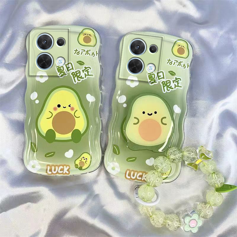 红米Note13Pro手机壳RedmiNote13Por+保护5G套Redmi小米新款13可爱牛油果noto全包nont防摔not男女n0te外壳十