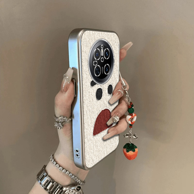 适用华为mate70手机壳新款mate60/50/40pro好无辜表情mete30e防摔硅胶M60RS全包软壳mate20por电镀10高级感