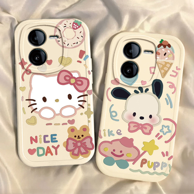 适用vivoY100t手机壳Y100t新款vivo5G可爱硅胶vovoy套viviy全包vivov防摔voy男女viv0有voviy丫V2314DA软外壳