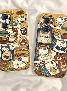 适用OPPOReno11手机壳OPPO新款Reno11Pro5G套OPPORone115G软硅胶Reon系列全包防摔猫咪男女OPP0PP0PPOR曲面屏