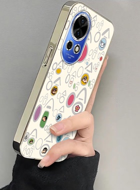 适用华为nova13pro手机壳12/11SE新款Nova10por哈哈小新Hinove9硅胶novo87防摔n0va6电镀nava5ipr0女4e3高级