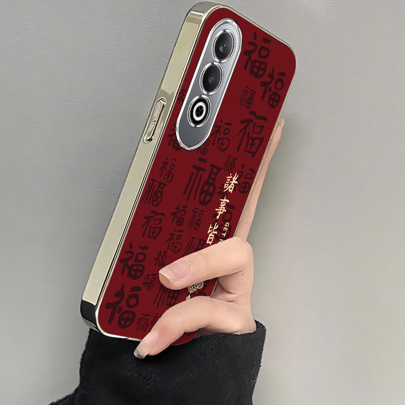 适用oppok12手机壳k12x新款oppok10pro/k11有福诸事皆顺K10活力版oppk9x软硅胶套k5全包防摔opopk3/k7k9sk1女