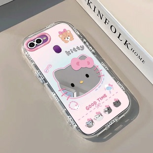 适用OPPOA7X手机壳OPPO新款A7x保护OPA套OPPA硅胶OPP0PP0PPO全包PPOA防摔OPOPA外壳OPPOAX/OPOOA男女可爱KT猫